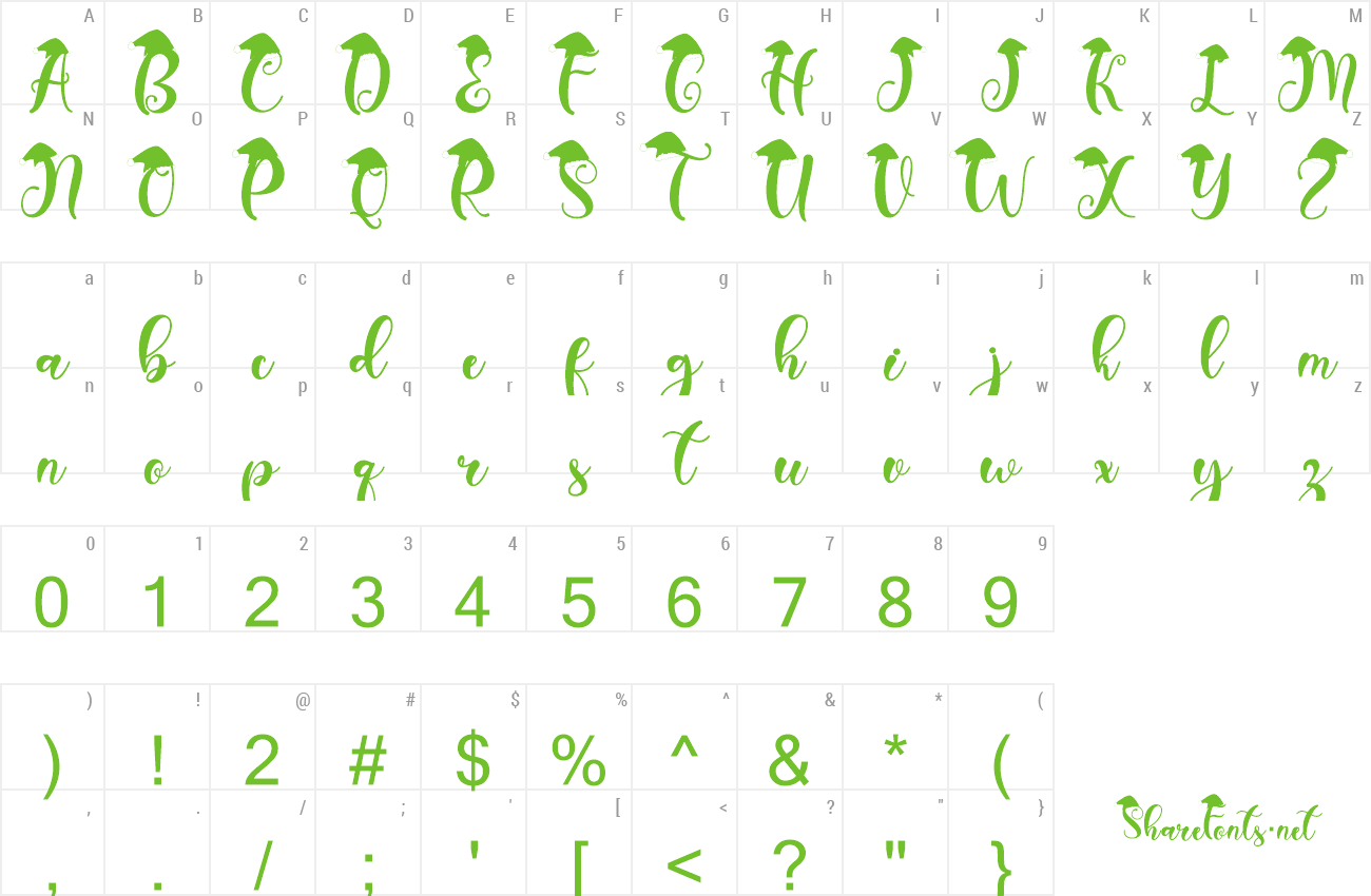 Font Juliette Santa preview